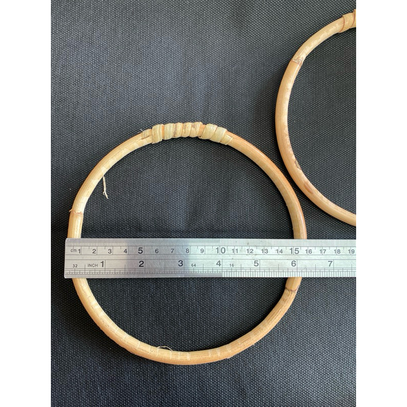 ROUND RATTAN BAG HANDLE ขนาด 16 ซม. PER PAIR / ROUND RATTAN BAG HANDLE ขนาด 16 ซม. / ROUND RATTAN RI