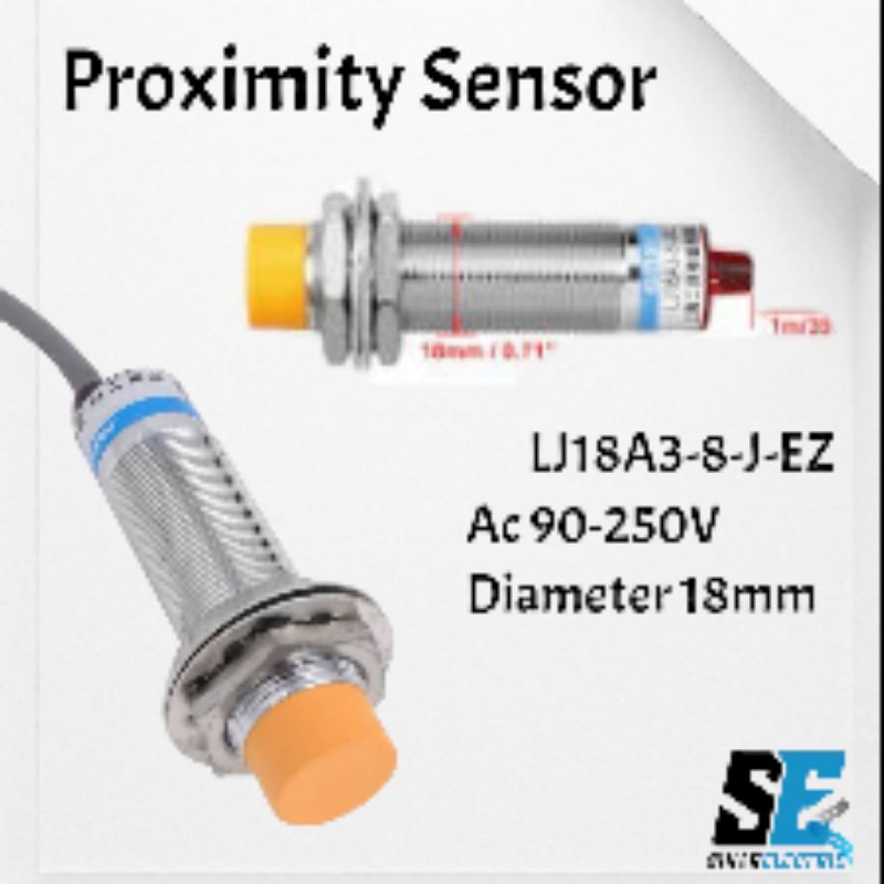 LJ18A3-8-J-EZ Proximity Sensor Ac 90-250 V 18mm