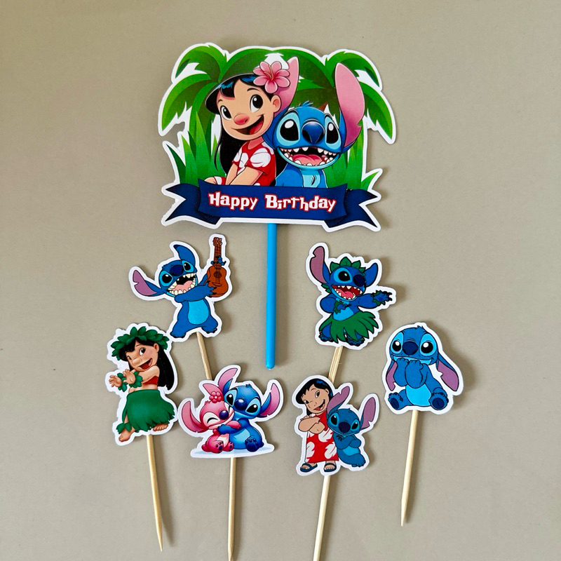LILO และ STITCH TOPPER (LA-001) / LILO และ STITCH CAKE TOPPER / LILO และ STITCH CAKE TOPPER / LILO แ