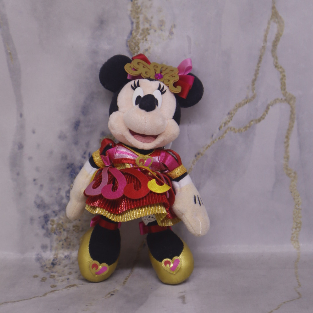 GANTUNGAN 35th Anniversary Disneyland Minnie Mouse พวงกุญแจ Minnie Mouse แขวนตุ๊กตา