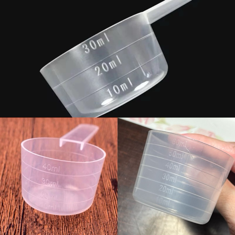 SPOON CUP MEASURING POWDER MILK COFFEE TEA FLOUR KITCHEN SEASONING TRANSPARING DETERGENT
