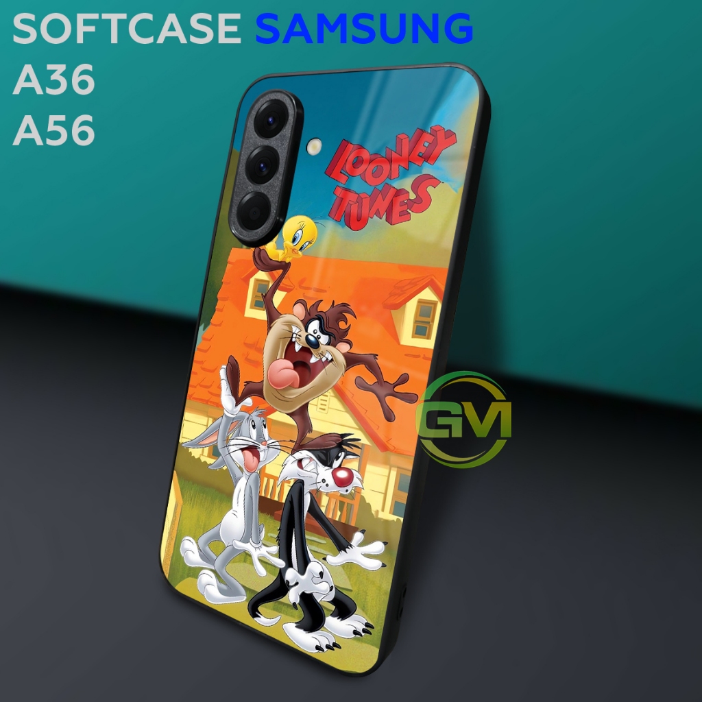 GM07 Softcase Glitter Samsung A26 | A36 | A56 5G | เคสซิลิโคนเคลือบเงา | ปลอกซัมซุง | มิก้า