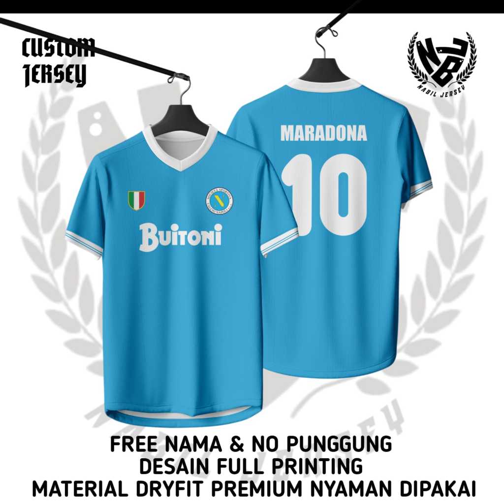 เสื้อแข่ง NAPOLI MADONA 1985