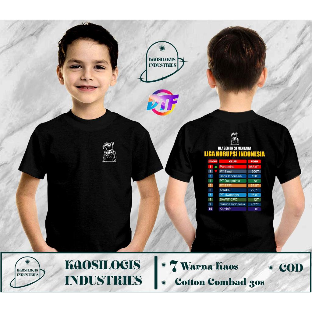 เสื้อยืดเด็ก Corruption League ใหม่ล่าสุด V2 - Kaosilogis