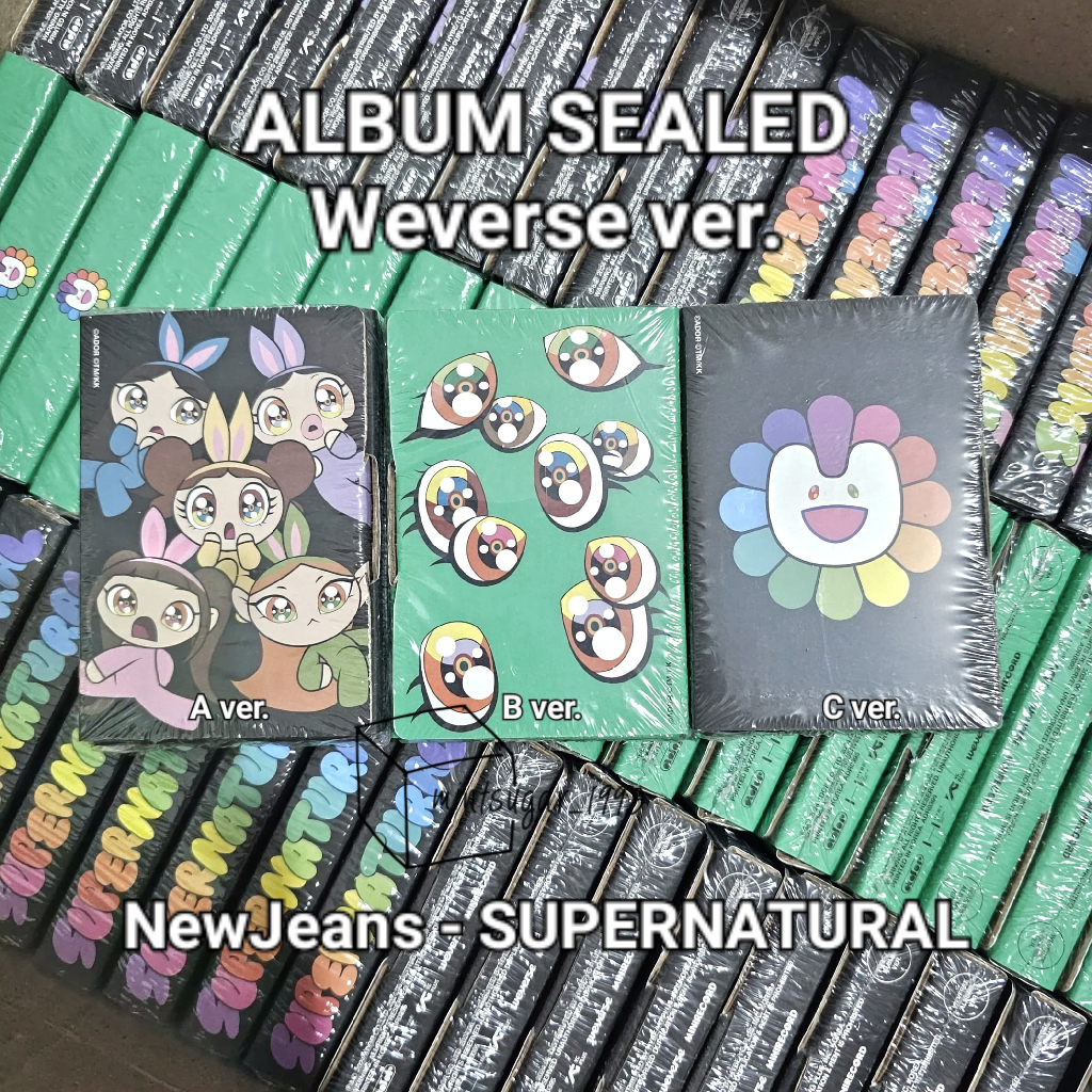 [ READY NEW OFFICIAL ] NewJeans - [ Supernatural ] ( Weverse Albums Album ver ) ( Fix version )