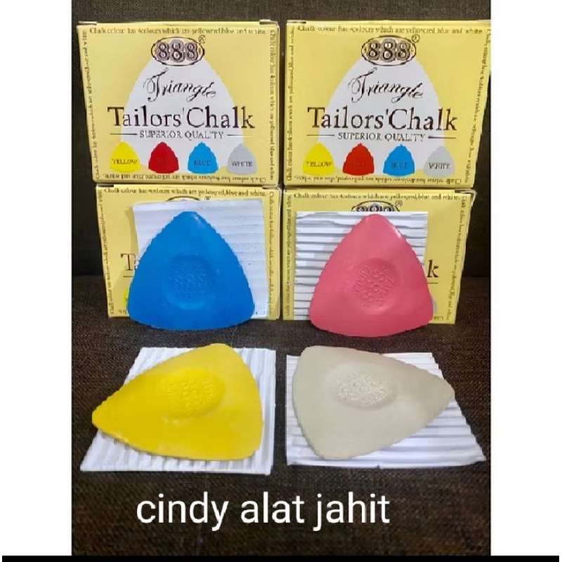 1 กล่อง CONTAINS 12pc TAILOR 888 CHALK JAPAN PREMIUM / Tokyo Japan Sewing CHALK PREMIUM