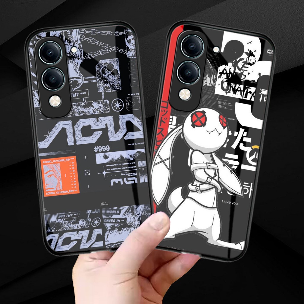 เคส Vivo Y04 Glass Softcase 2025 - เคส Vivo Y04 - เคส Vivo Y04 HP - เคส Vivo Y04 HP คลุมทั้งหมด ตัวป