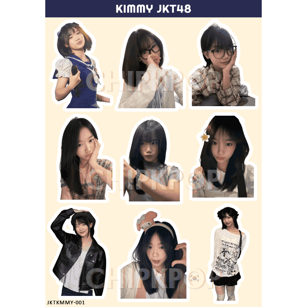 KIMMY JKT 48 I JKT 48 สติ๊กเกอร์ I JKT 48 ใหม่ ERA I KIMMY JKT48 สติ๊กเกอร์ I JKT48 HOLOGRAM สติ๊กเก