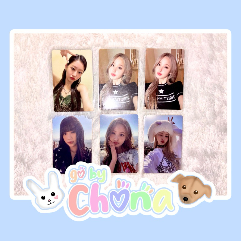 JULIE NATTY BELLE HANEUL KISS OF LIFE KIOF SH ALBUM โฟโต้การ์ด BENEFIT POB POCA LANGIT