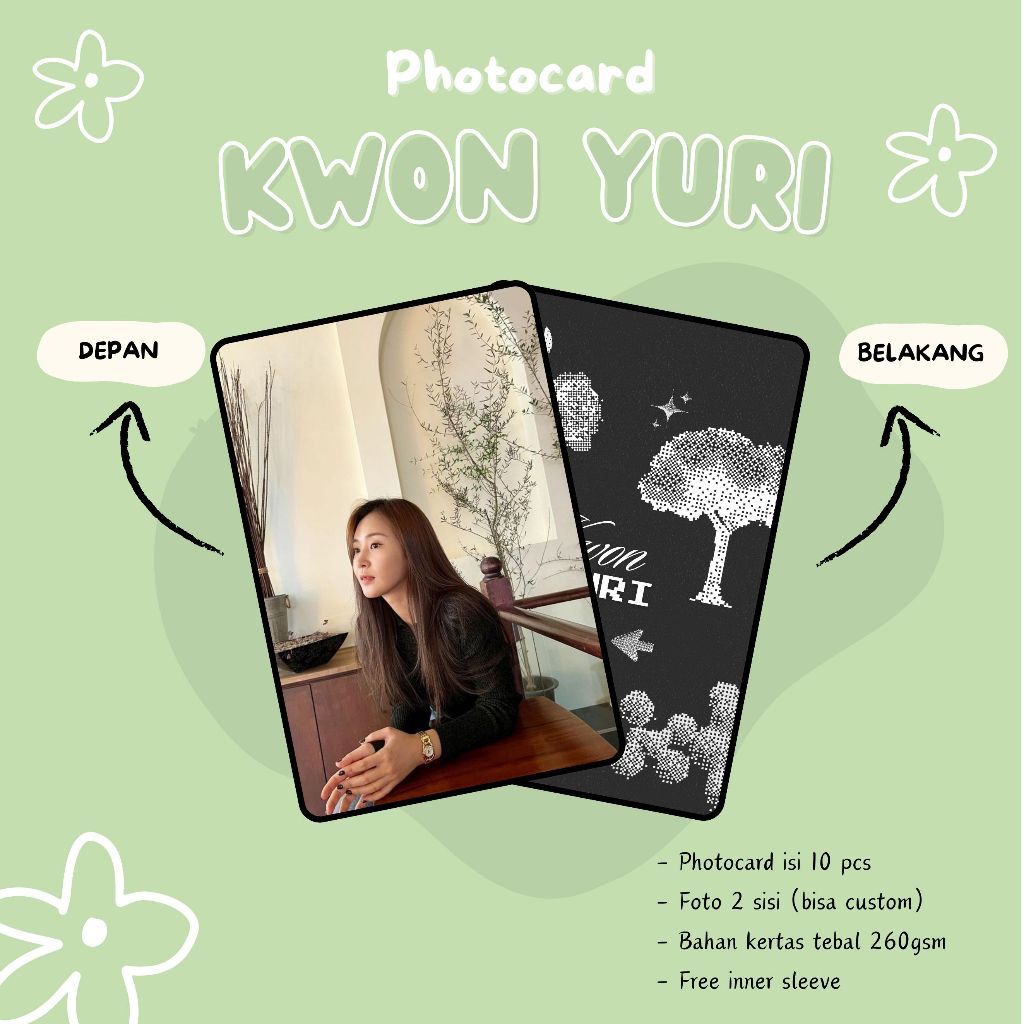 (10 ชิ้น) KWON YURI PHOTOCARDS
