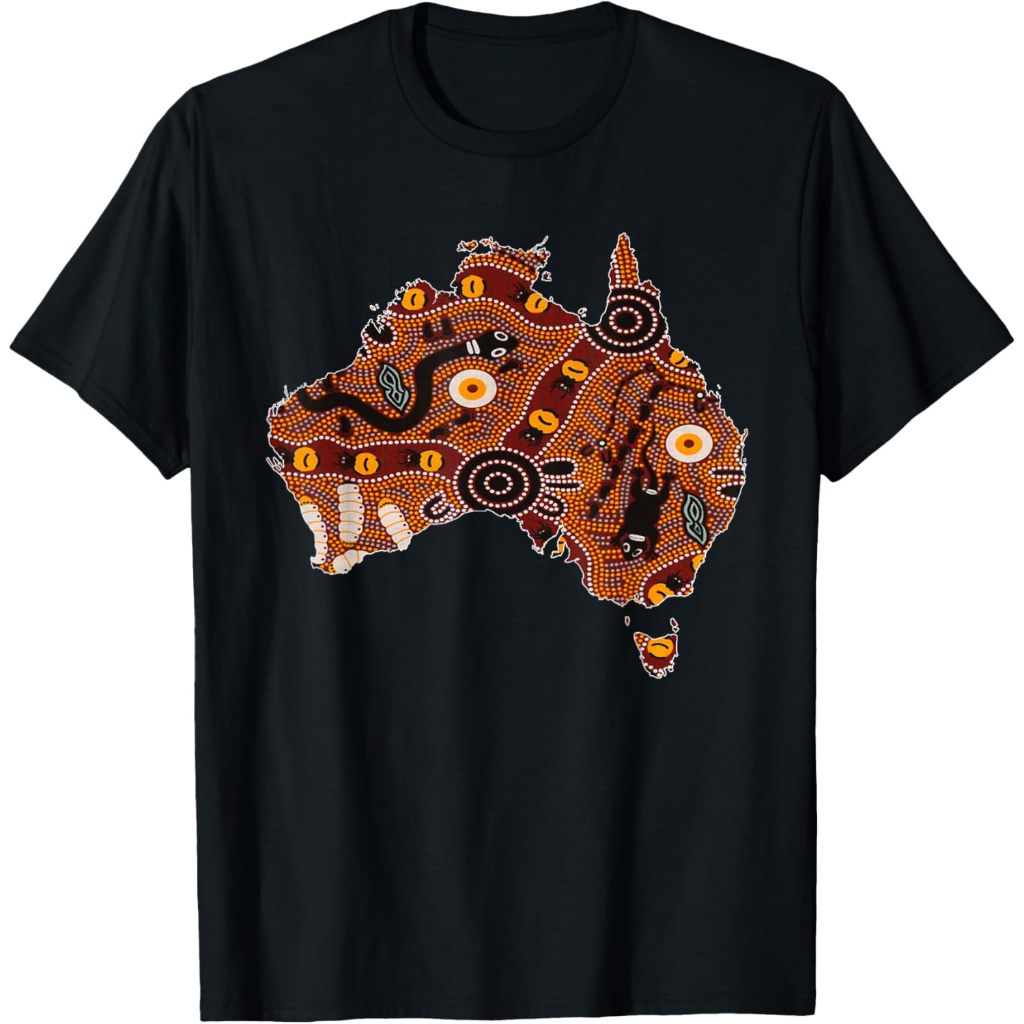 Aboriginal Flag Australia เสื้อยืดเด็กของที่ระลึก Proud Native Aussie ของขวัญเสื้อยืด