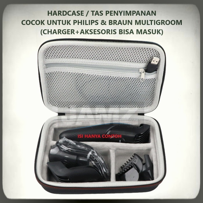 Hardcase / กระเป๋าเก็บของ / เคสเหมาะสําหรับ PHILIPS & Braun Multigroom MG5730 MG5720. MG5920 MGK3220
