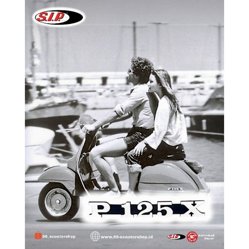 EMBLEM TEPONG P 125 X ORIGINAL SIP SCOOTER GERMANY
