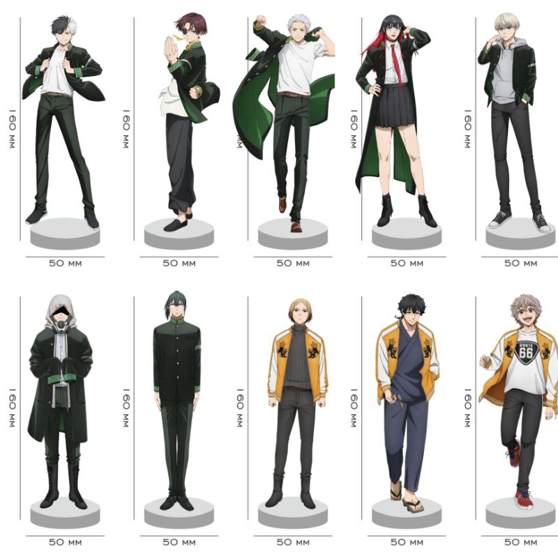 ฟิกเกอร์ WIND BREAKER STANDEE ANIME ACRYLIC