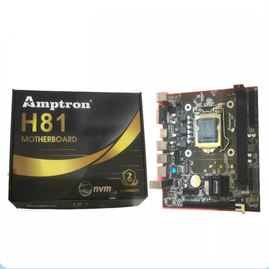 AMPTRON H81 LGA 1150 DDR3 เมนบอร์ด - เมนบอร์ด H81