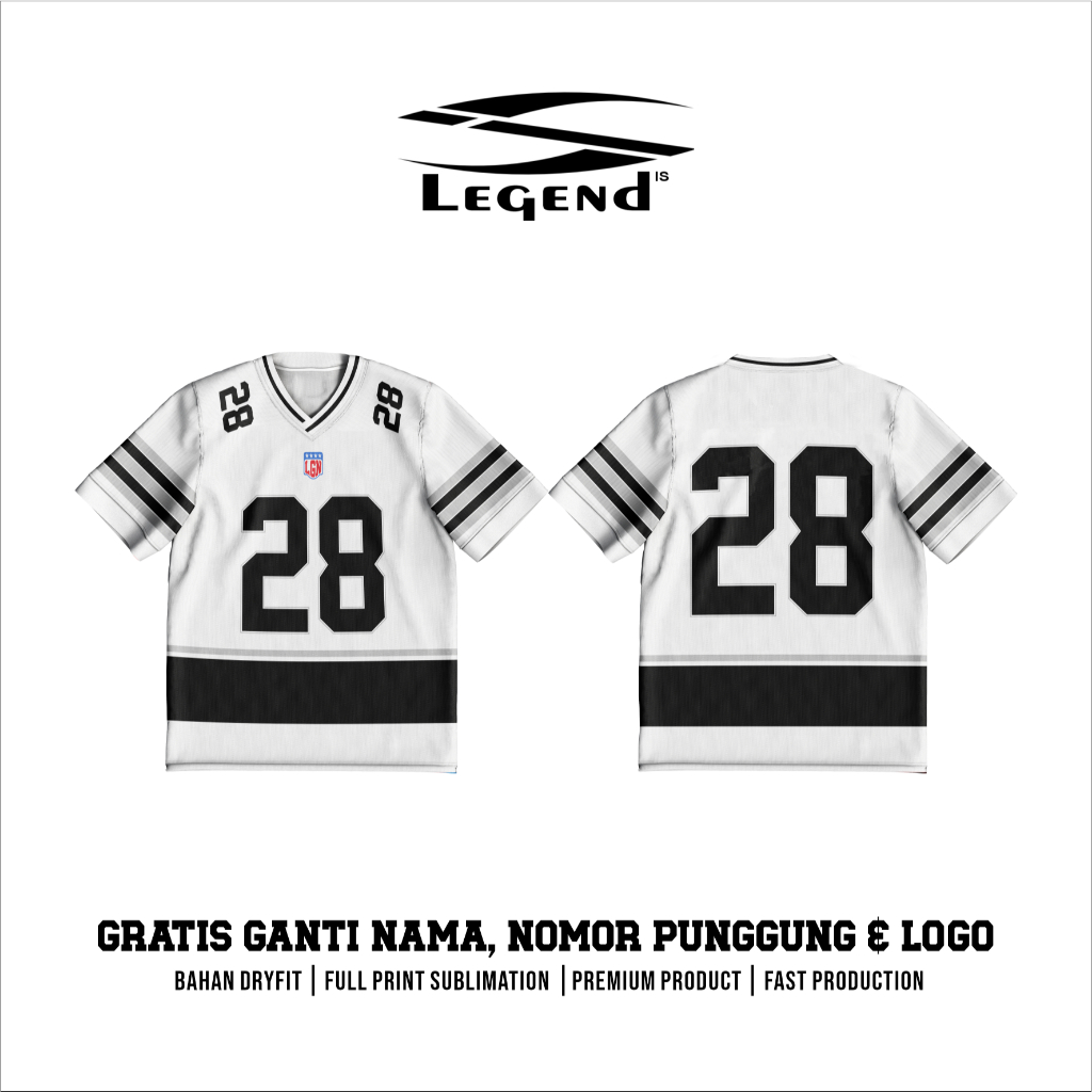 Hockey Coqueete เสื้อรักบี้สีดําสีขาวฟรีชื่อและด้านหลังหมายเลขการพิมพ์เต็มรูปแบบ