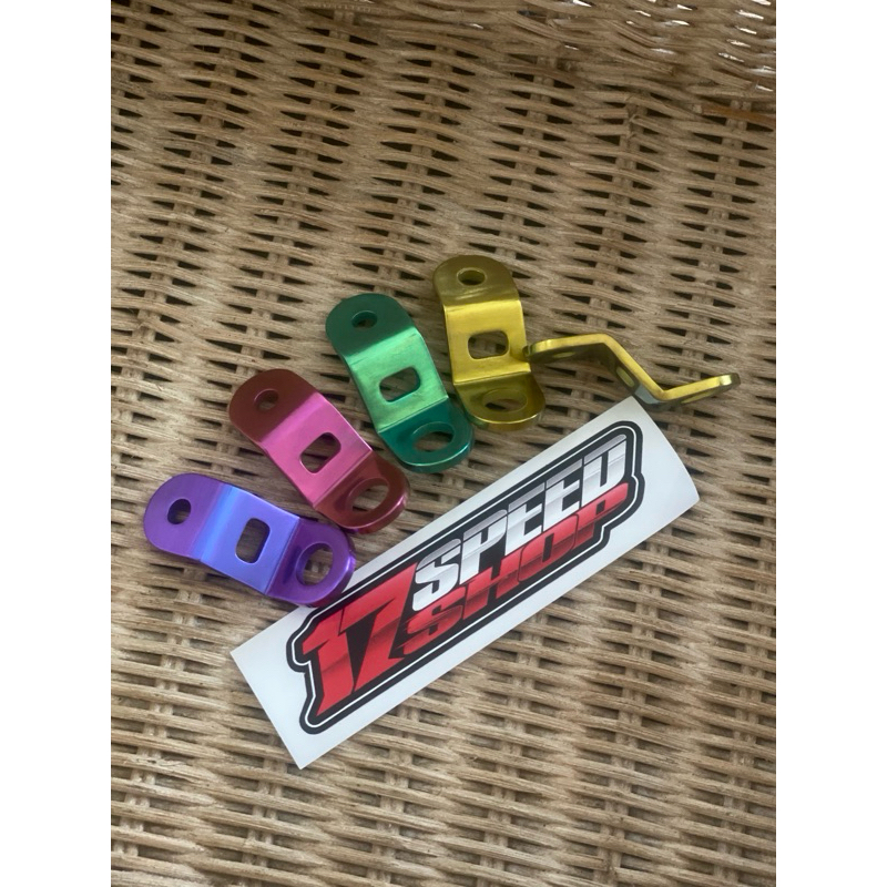 RCB S1 TITANIUM GR5 MASTER BRAKE TUBE BRACKET (ราคา 1 ชิ้น)