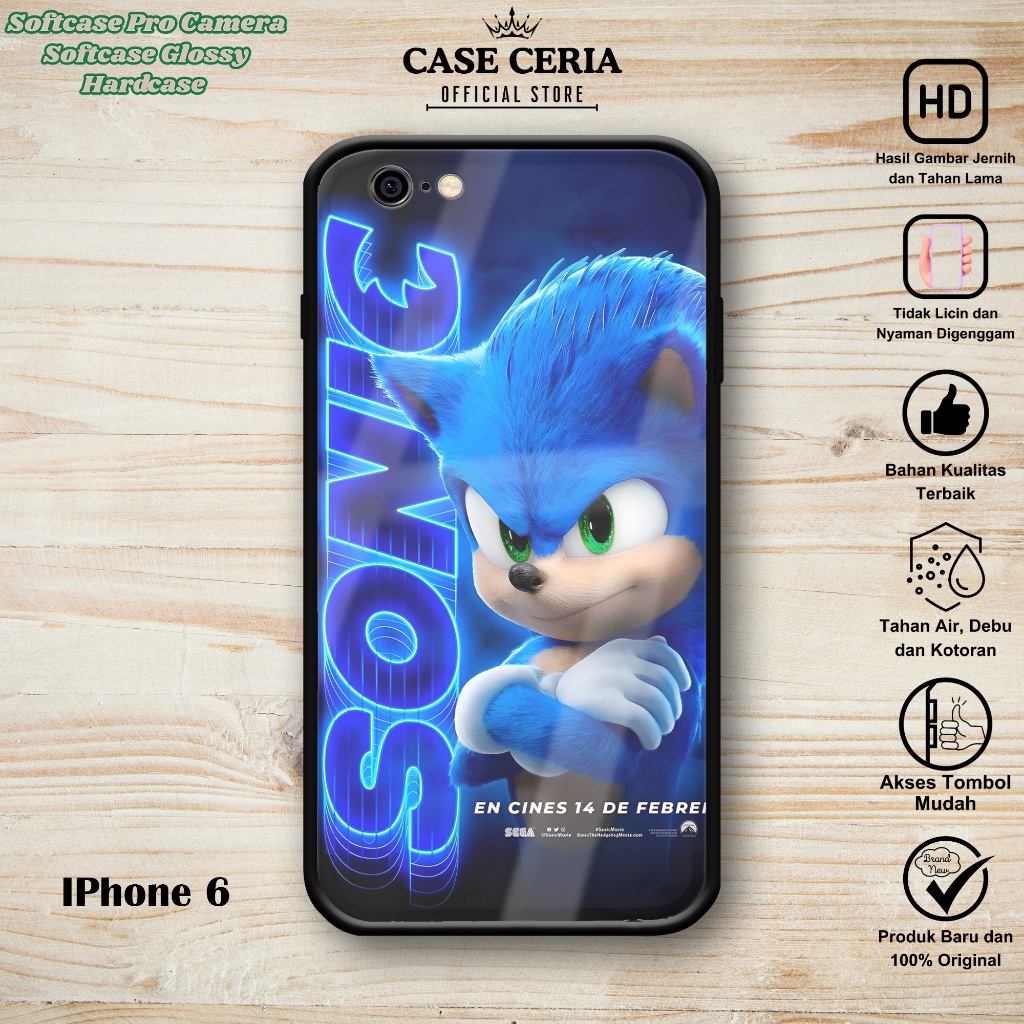 เคส iPhone 6 / 6S / 6+ / 6S+ - เคส iPhone 6 / 6S (S0nic) – Pro Camera Softcase - HP Hardcase
