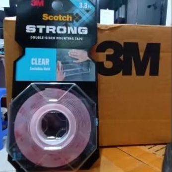 3M Scotch Clear เทปใส 4010C 21mmx2m ปลายคู่