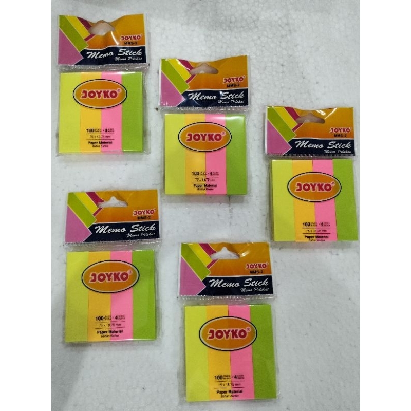 STICK NOTES MMS 2 BRAND JOYKO STICK NOTES MEMO SMALL NOTES