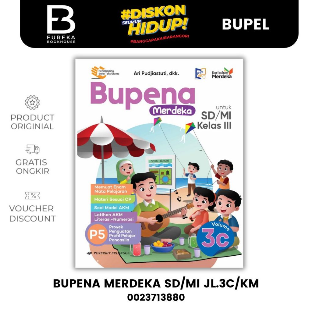 ORNANGGA BOOK - RALANGGA - INDEPENDENT BUPENA สําหรับส่วนประกอบ SCHOOL/MI GRADE 3 เล่ม 3C - อิสระ