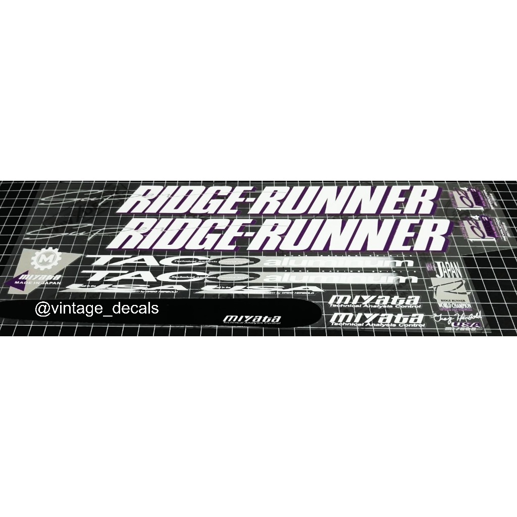 Miyata Super Ridge Runner TACO อลูมิเนียมคาร์บอน deltaforce สติ๊กเกอร์สติ๊กเกอร์