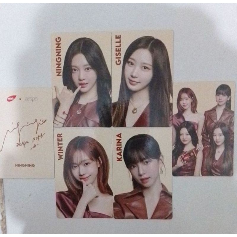 Photocard อย่างเป็นทางการ aespa x nabati