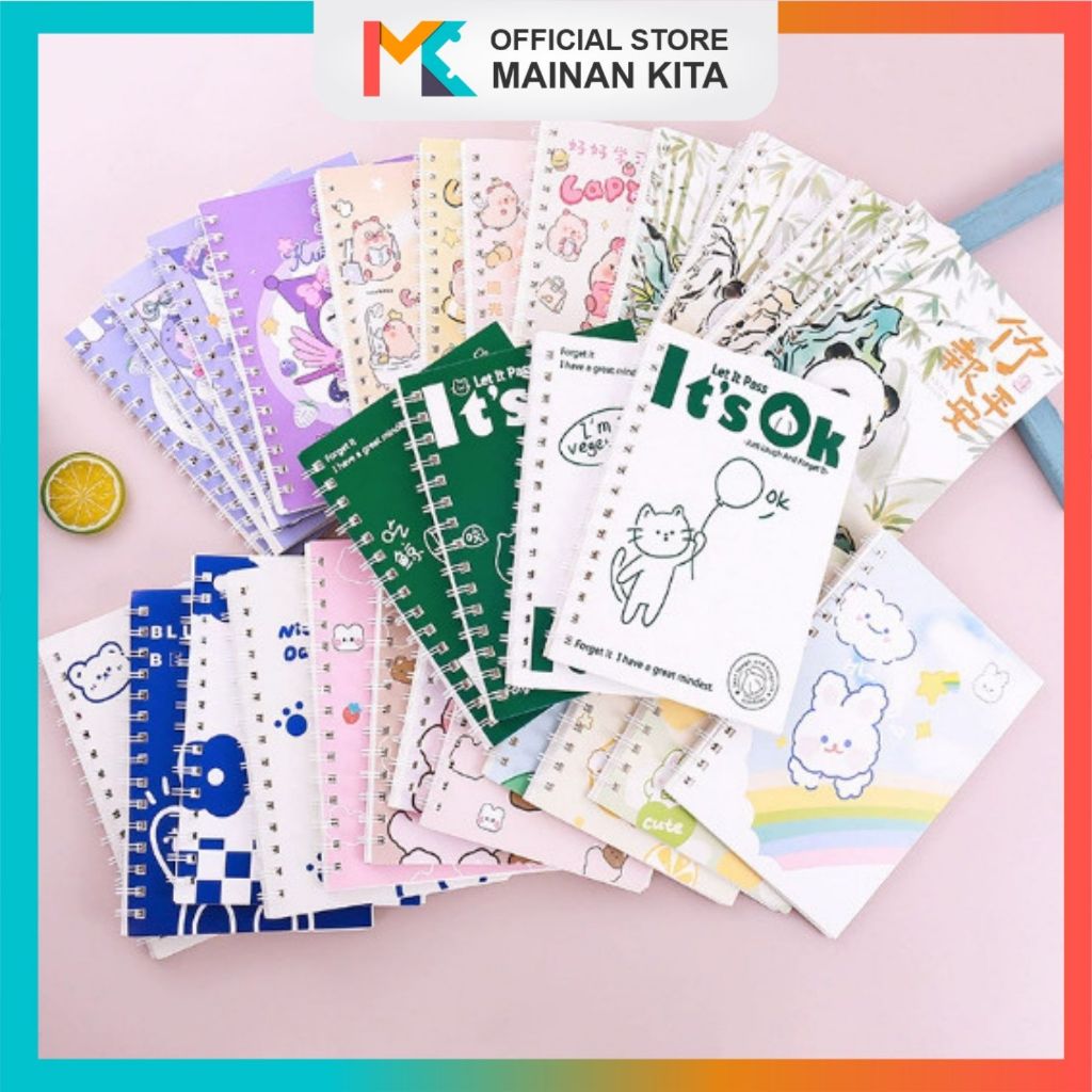 MK638 A5 Ring Motif Notebook / A5 Size Notebook Diary Book