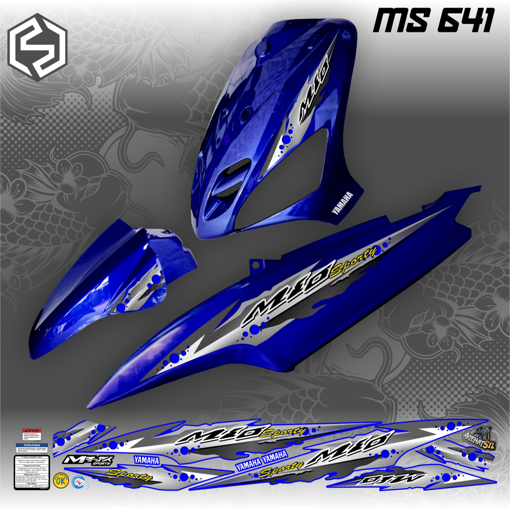 STRIPING MIO SPORTY mio smile graphic variation thailand MS 641 / MS 649