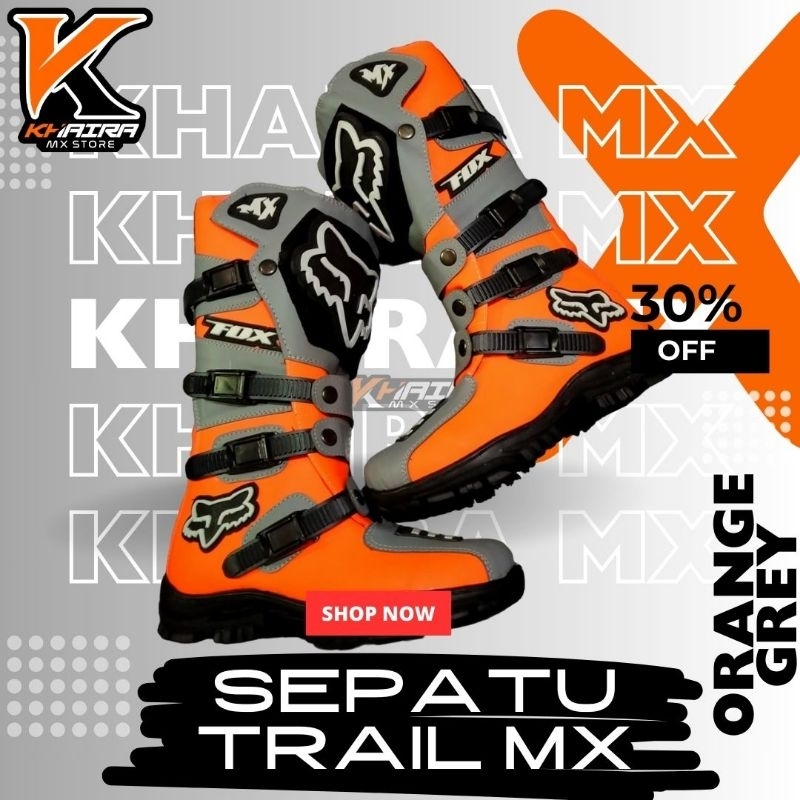 รองเท้า Trabass Adventure Motocross Trail/รองเท้านิรภัย enduro racing