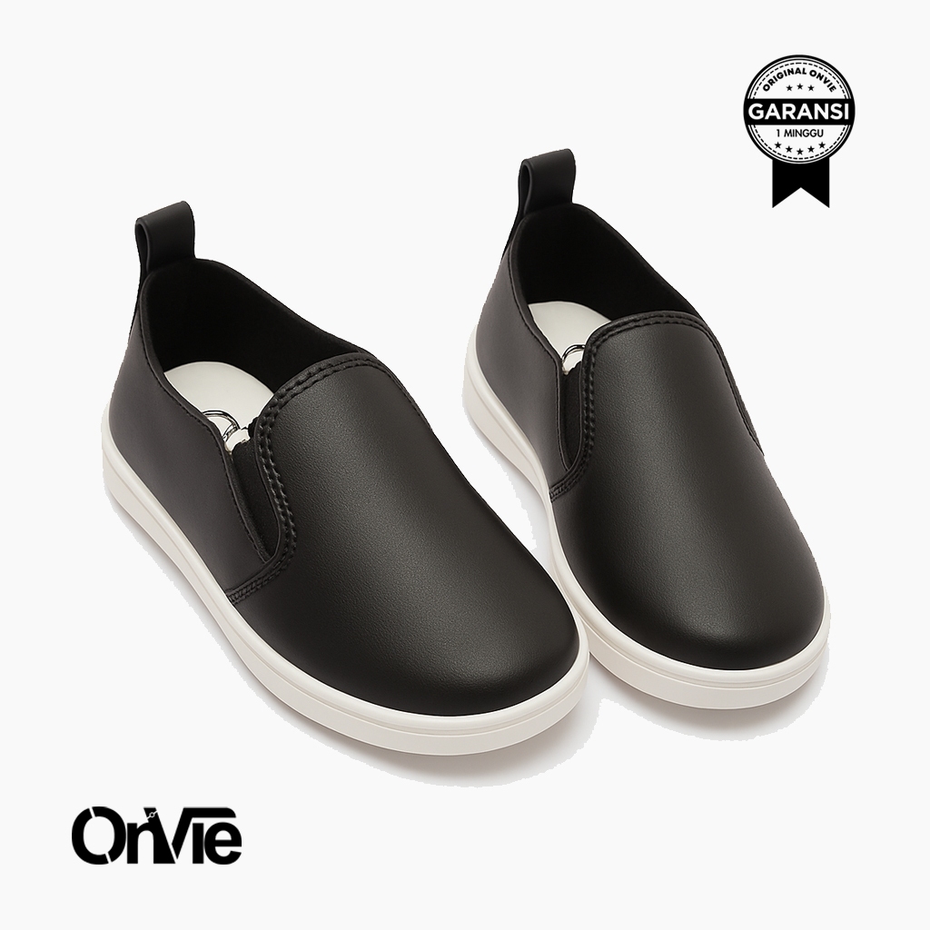 รองเท้านักเรียนสีดําล้วนสําหรับเด็กหญิงและเด็กชาย | รองเท้าเด็กออนวี