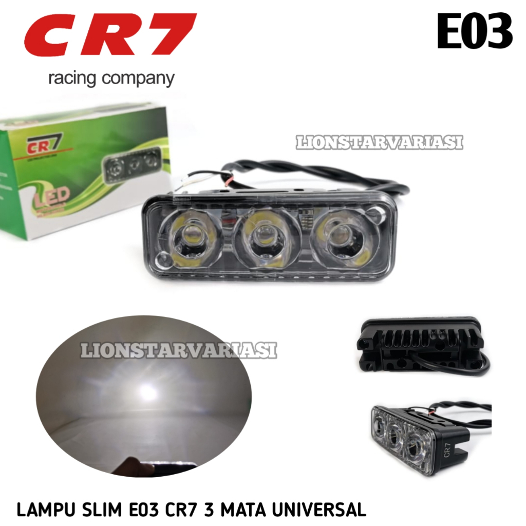 MATA E03 3-Eye Cree LED DC 12 โวลต์ 18 วัตต์ Universal LED Spotlight ประเภท E03