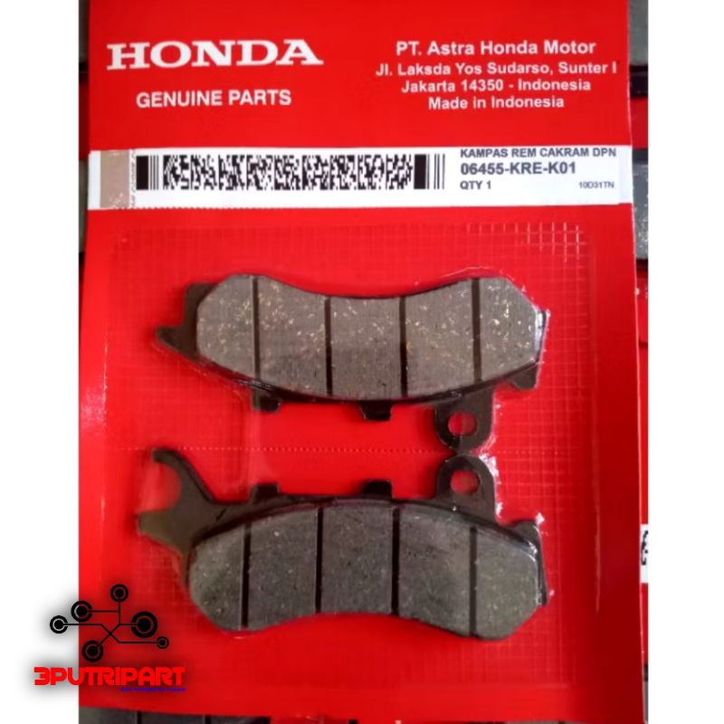 แผ่นปิดหน้า Pcx เก่า NON ABS 06455 KRE K01