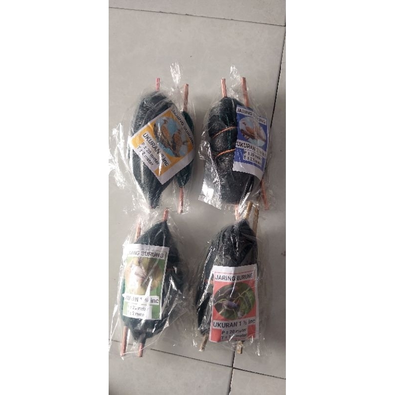 ตาข่ายกันนก 11⁄4 11⁄2, 13⁄4, 2, 2.5 inc ยาว 20m