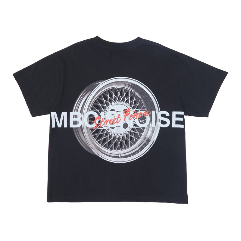 เสื้อยืด Mboisnoise Boxy Black Street Poison
