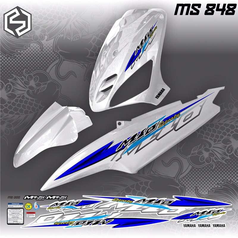 THAILAND VARIATION STRIPING MIO SPORTY / mio smile ms 848 / ms 856
