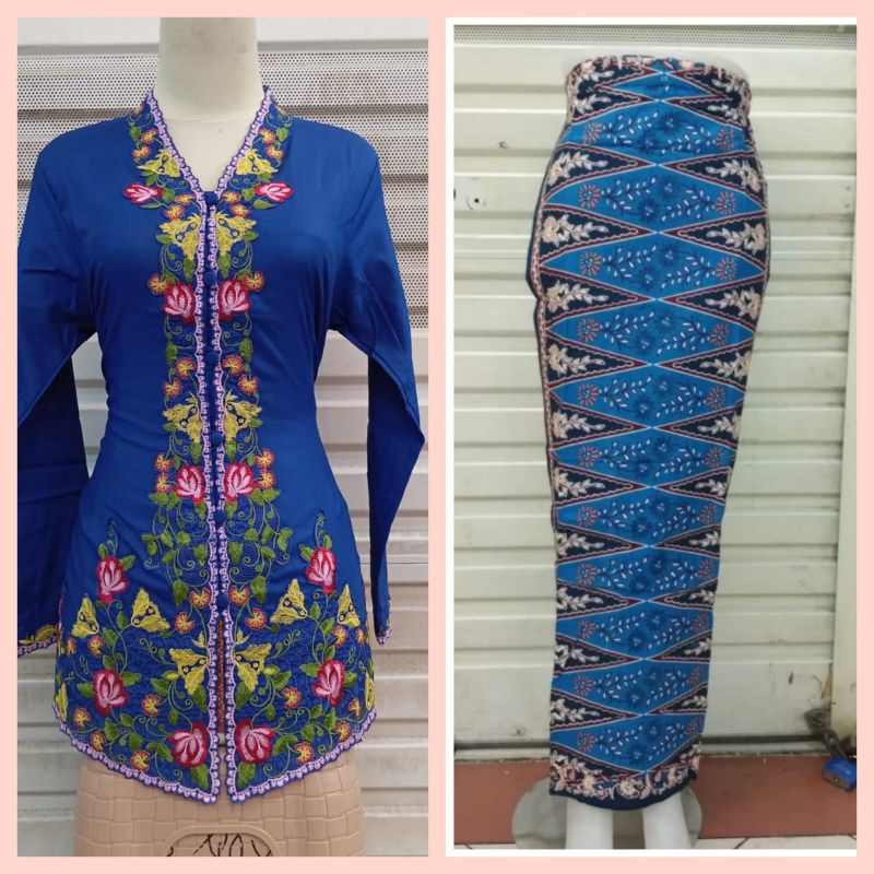 ใหม่ล่าสุด ENCIM KEBAYA SET // ENCIM EMBROIDERED KEBAYA // ENCIM PARTY KEBAYA // MODERN ENCIM