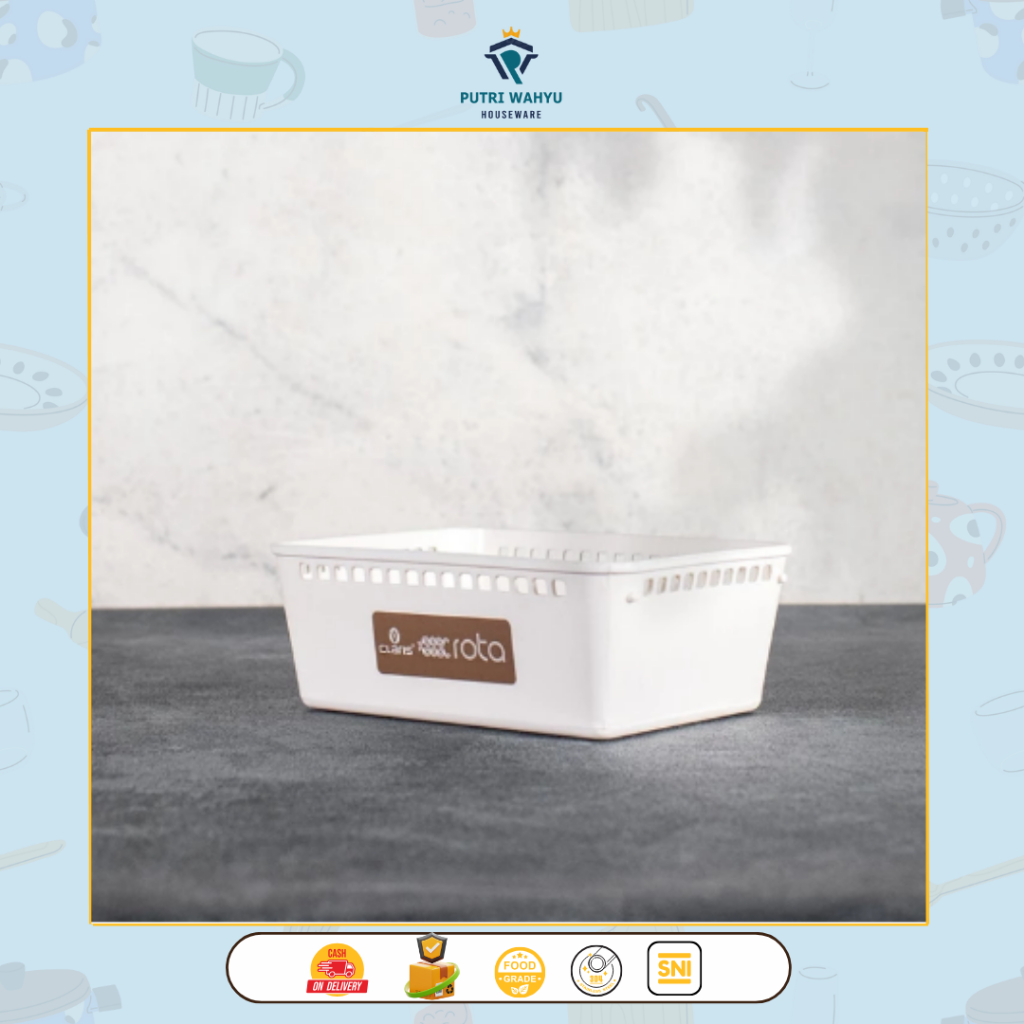 0501 Claris CLARIS ยี่ห้อตะกร้าถาดตาข่าย 0501 ตะกร้าจัดระเบียบใส/กล่อง