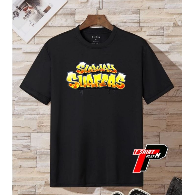 เสื้อยืด Unisex - Subway Surfers Semi Cotton 30s