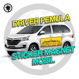 STIKER MAGNET DRIVER PEMULA | STICKER MAGNETIC SHEET | BISA LEPAS PASANG