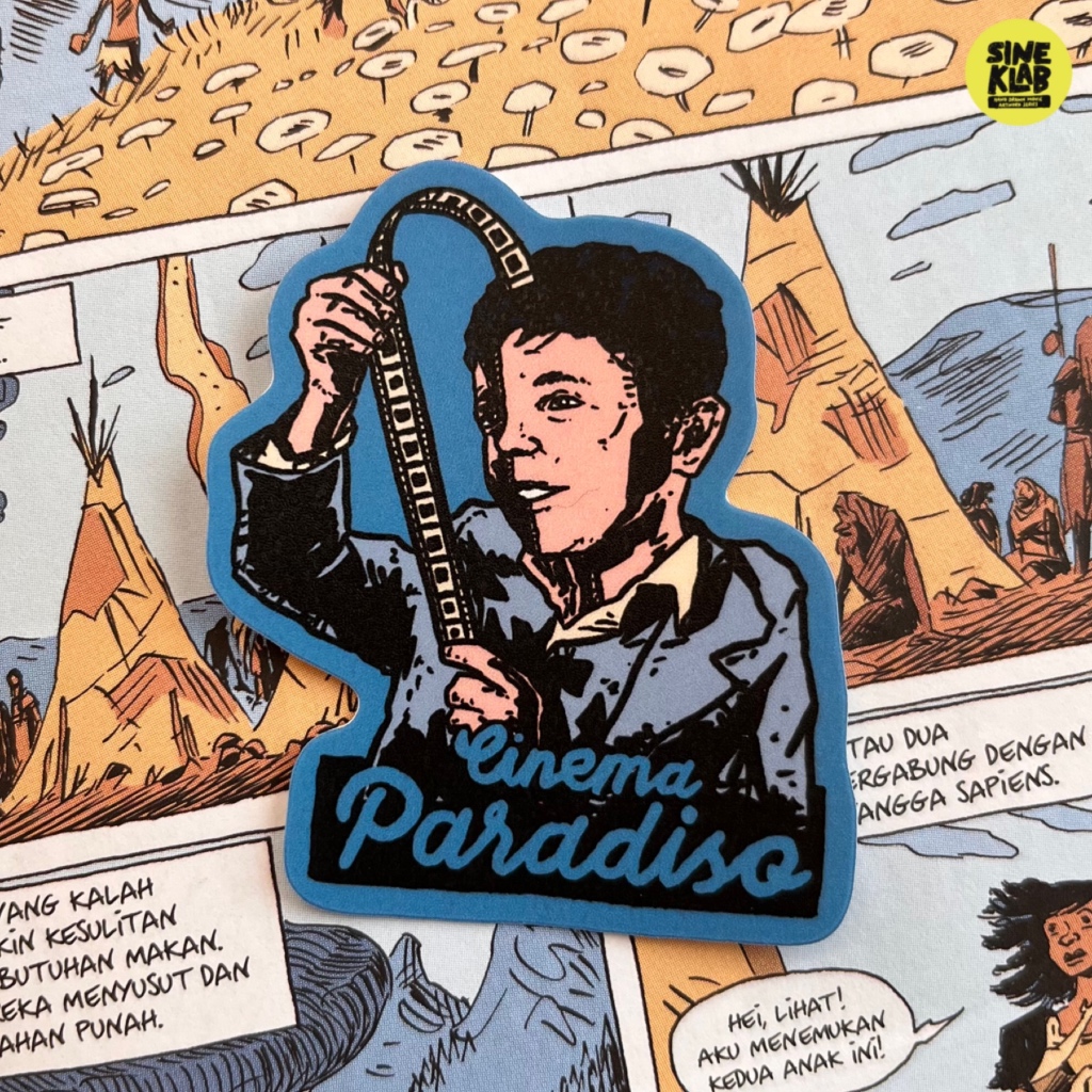 Sineklab - CINEMA PARADISO Sticker - Film / Movie / Cinema / Series / Laptop Sticker Edition