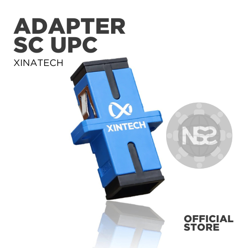 Xinatech Adapter SC UPC 0.29dB - Barrel / Fiberoptic Connector FTTH Blue Unit / ขายปลีก