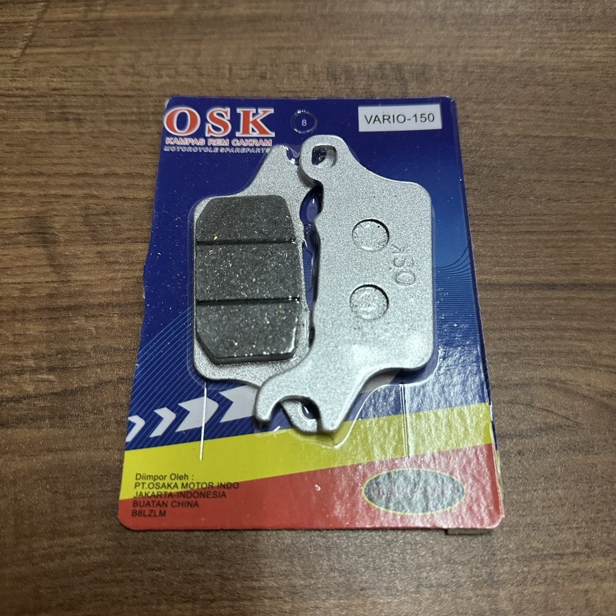 OSK VARIO 150 FRONT DISPAD แผ่นดิสก์เบรคแผ่นดิสก์รถจักรยานยนต์ VARIO 125 FI F1 LED 2018 ใหม่ GENIO E
