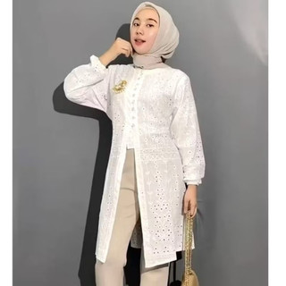 Calistta Tunik Katun Bordir/Baju Tunik Katbol