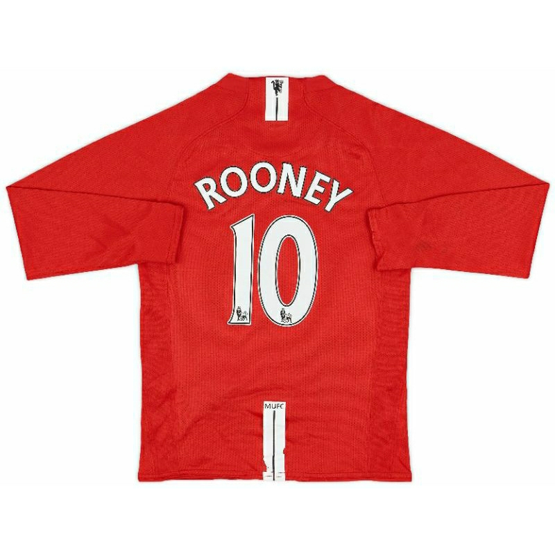 LONGSLEVEE JERSEY EMYU HOME 2008 NNS ROONEY