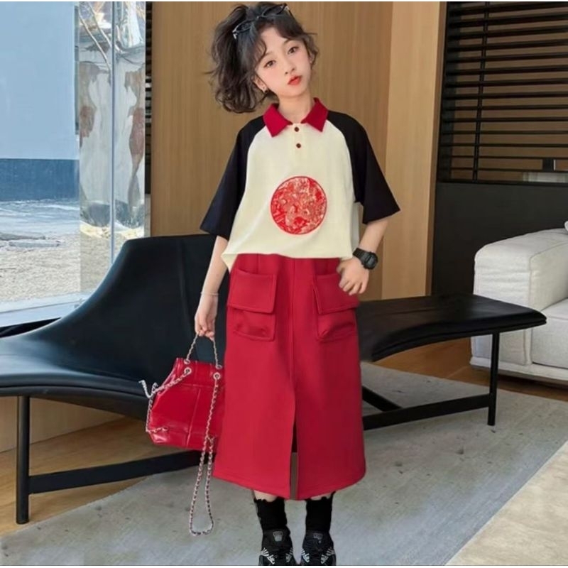 ZB19 SWEET PRETY SKIRT SET SIZE 120-170