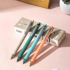 DELI - NUSIGN RETRACABEL GEL PEN / ปากกาพิมพ์ / ปากกาคลิก ENS666-BK 0.7MM สีดํา