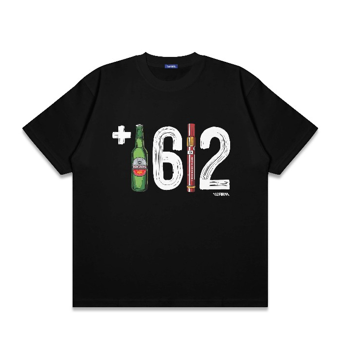 [HOT] 62FIRM - เสื้อยืด - Plus 62 Beer Flare Black