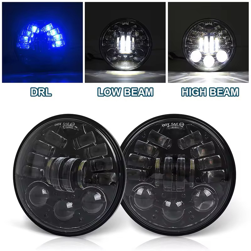 Lamputama led 7 นิ้ว & 5 75 นิ้ว 19 led ไฟหน้าด้านหน้า original dot sae 16 led original ori กล่องสีด