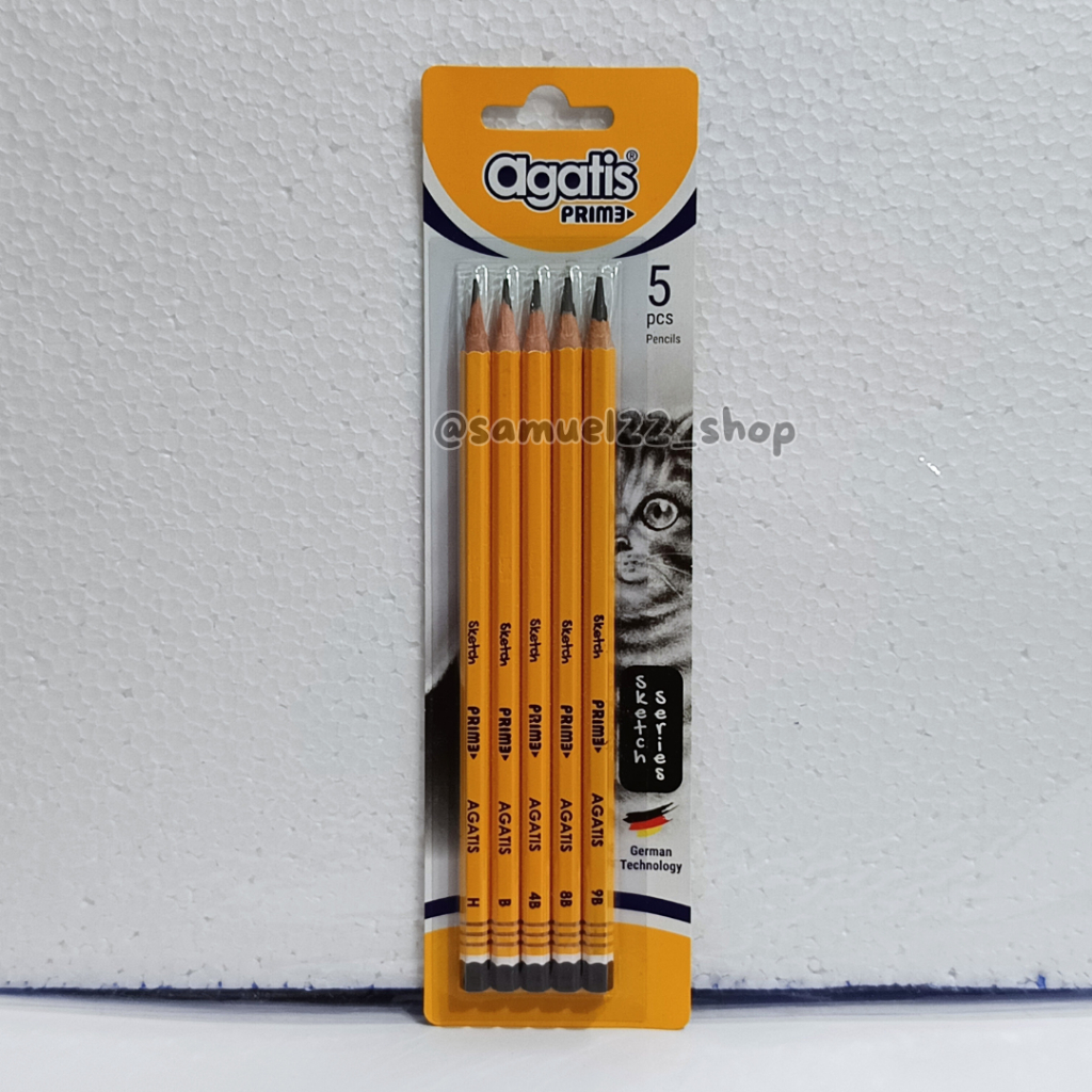 AGATIS Prime Staedtler Sketch Pencil Set HB 4B 8B 9B